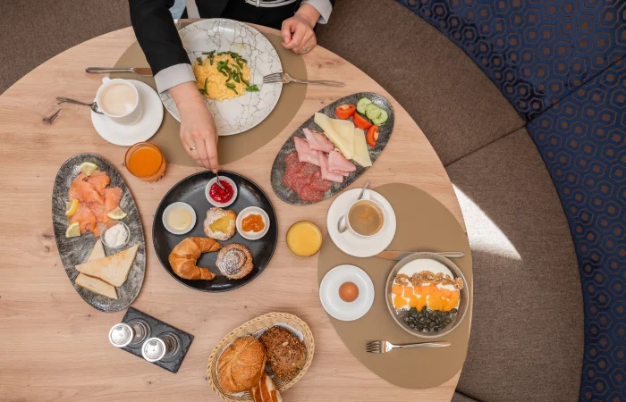 Breakfast table