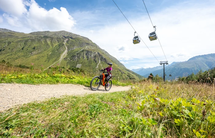 Cycling in the mountains