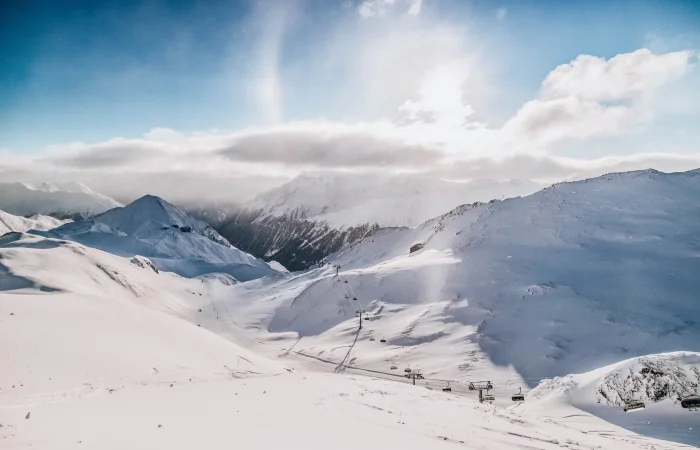 winterliche Berglandschaft